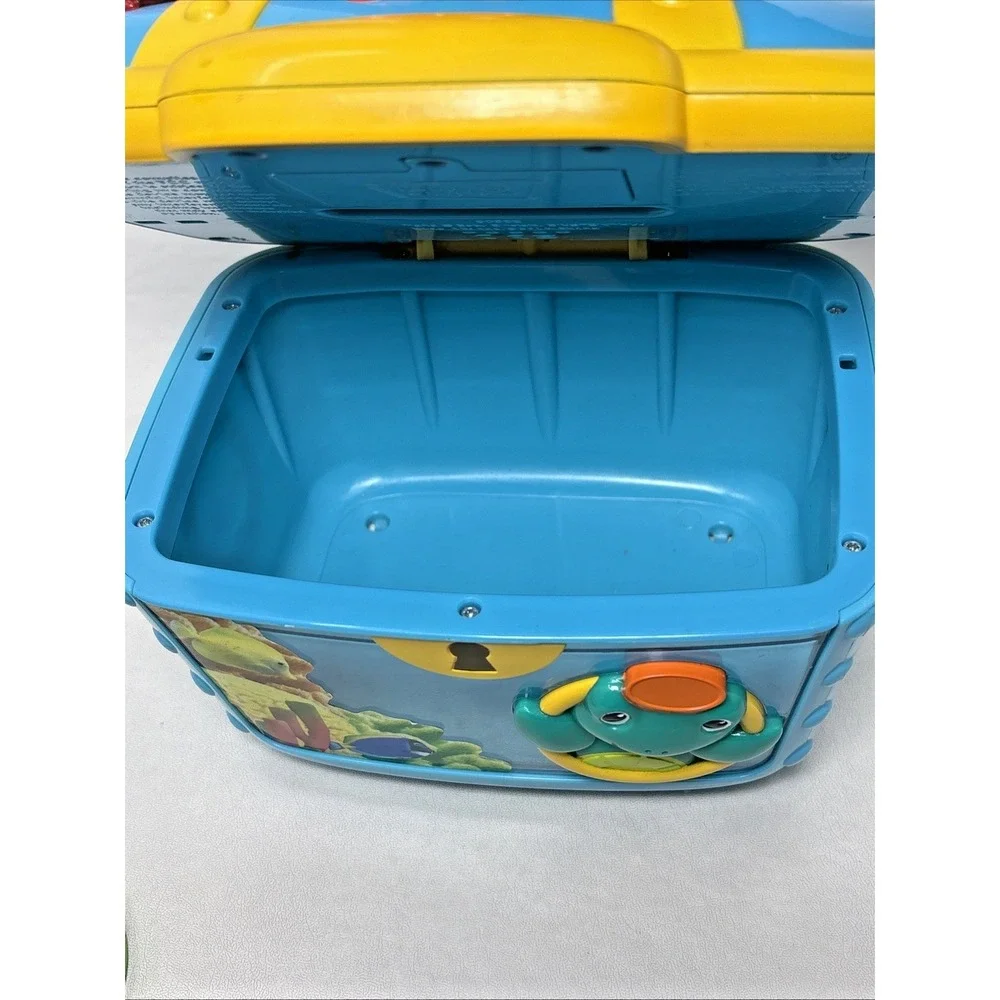 Baby Einstein Toy Count and Discover Treasure Chest‎ 9 Colored Coins Works